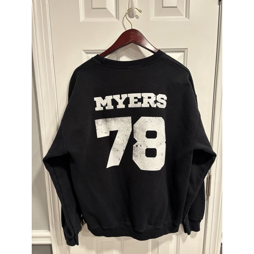 Haddonfield High School Sweatshirt 1978 Black Sz Lg Halloween